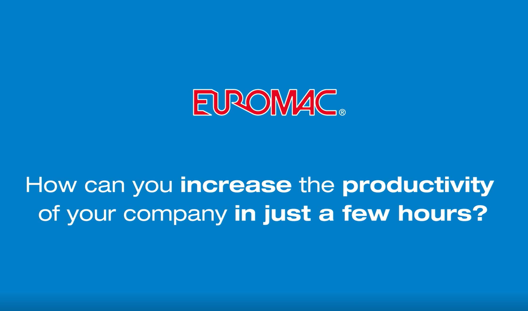 ¿Aumentar la productividad de tu empresa? Es solo cuestión de tiempo. ¿Y con nuestras soluciones puedes hacerlo en pocas horas!