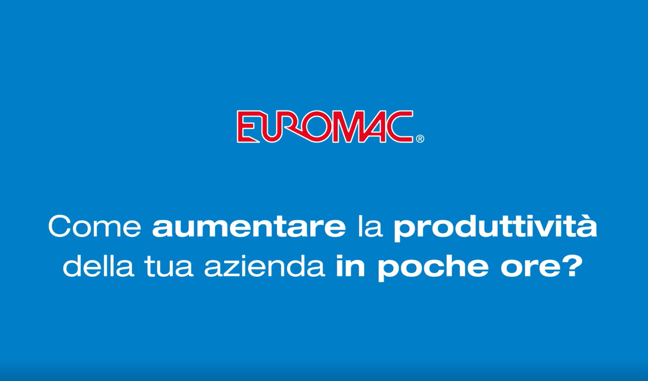 Aumentare la produttività della tua azienda? È questione di tempo. Con le nostre soluzioni puoi farlo in poche ore!